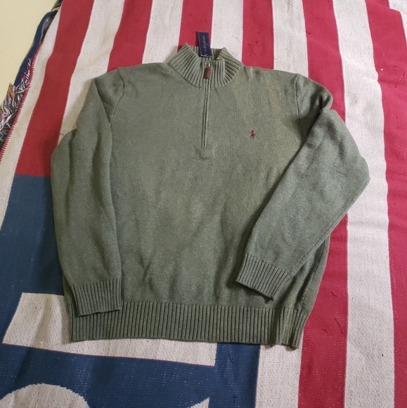 Polo Quarter Zip Sweater XL Deadstock - Picture 1 of 6
